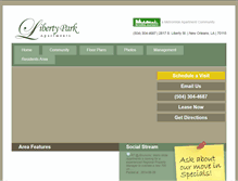 Tablet Screenshot of libertyparknola.com